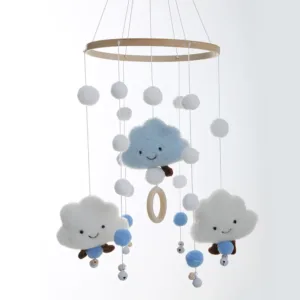 Cute Baby Mobile Rattles Toys for Newborn 0-12 Months with Toddler Carousel and Cot Bell Baby bell/bed bell