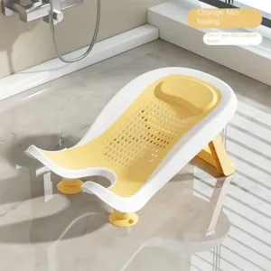 New Multifunctional Infant Bath Basin with Foldable Stand Can Lying Down Lying Down Shower Tub Baby Butt Basin Daily Use