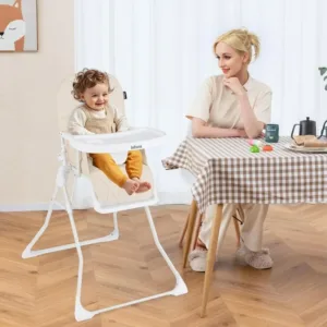 Baby High Chair, Quick Folding Portable Highchair for Babies and Toddlers
