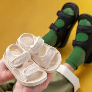 Baby Shoes Summer Thin Mesh Toddler Shoes Soft Rubber Sole Frist Walkers Girls Boys Kids Anti-Slip Shoe Sandal