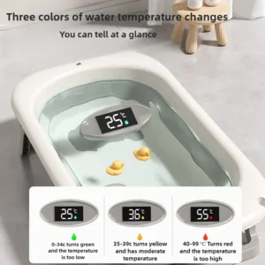 A Set Of Newborn Baby Sitting And Lying Shower Basin Children's Shower Basin Foldable Warm Baby Bathtub Enlarged Anti Slip
