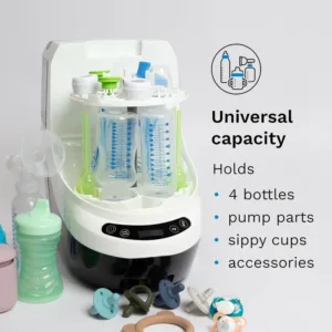NEW Bottle Washer Pro - Baby Bottle Washer, Sterilizer + Dryer - All in One Machine Cleans Bottles